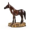 Image 3 : HAND CRAFTED WOODEN HORSE CARVING SCULPTURE