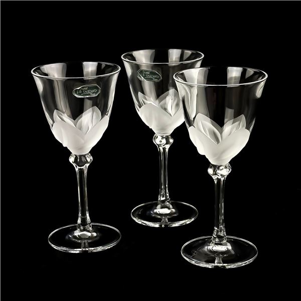CRISTAL D’ARQUES JG DURAND FLORENCE WINE GLASSES
