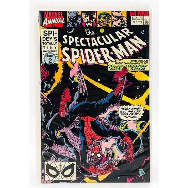 SPECTACULAR SPIDER-MAN #10 MARVEL ANNUAL 64 PGS
