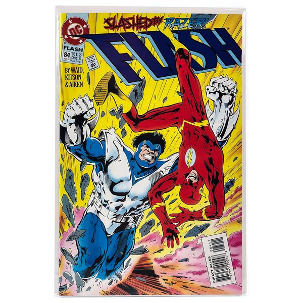 SLASHED BY RAZER FLASH #84 - DC COMICS COMIC BOOK