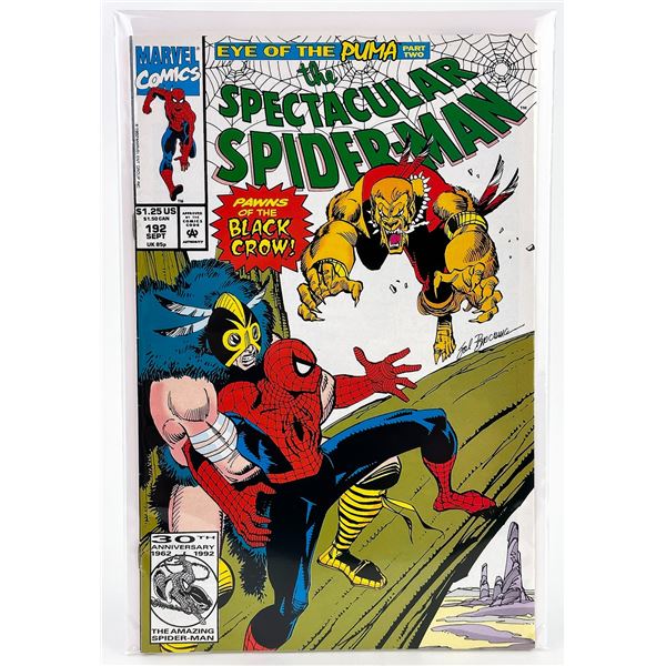 SPECTACULAR SPIDER-MAN #192 - PUMA APPEARANCE