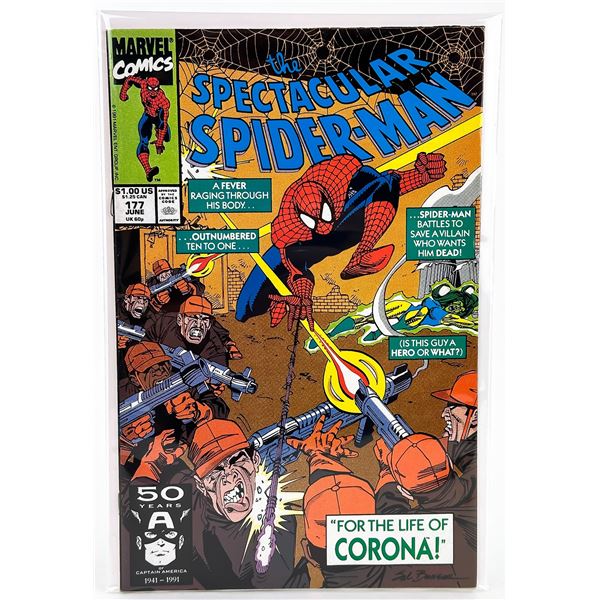 SPECTACULAR SPIDER-MAN COMIC #177 - MR. FANTASTIC