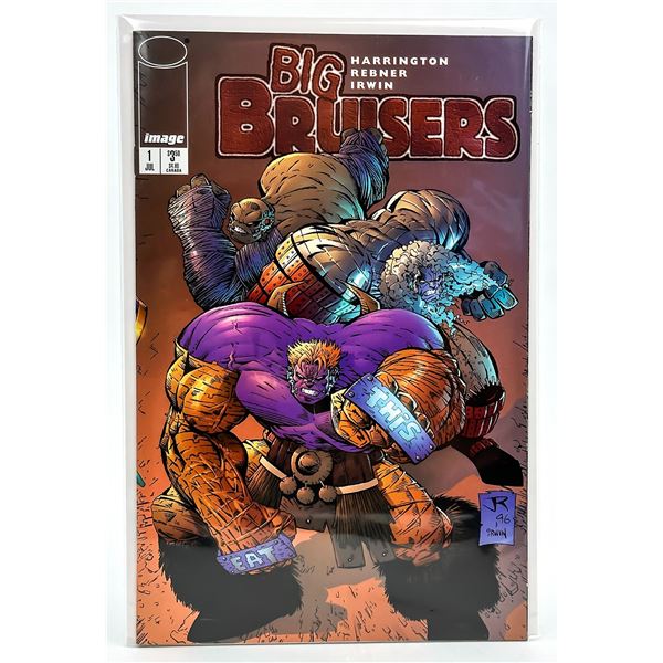 BIG BRUISERS #1 - 1996 FIRST PRINTING - IMAGE COMIC