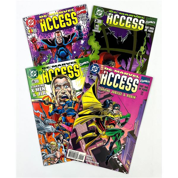 DC MARVEL - ALL ACCESS #1-4 - COMPLETE 4-PART SET