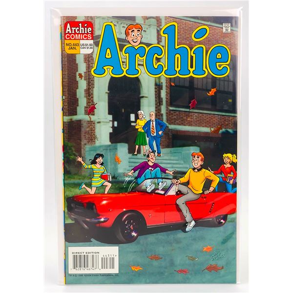 ARCHIE #443 - BETTY VERONICA JUGHEAD REGGIE COMIC