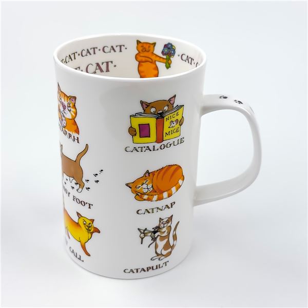 DUNOON CATS WHISKERS COFFEE MUG CUP FINE CHINA