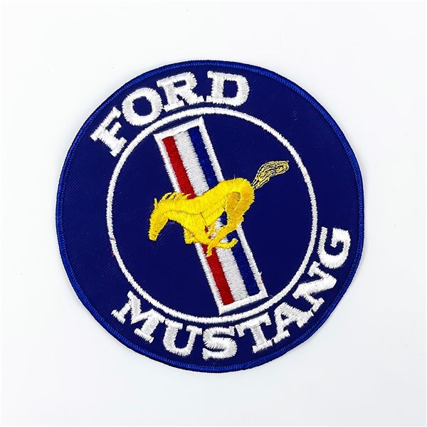 UNUSED FORD MUSTANG EMBROIDERED JACKET PATCH
