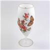 Image 1 : VTG NORLEANS 11.25” SATIN FROSTED BUTTERFLY VASE