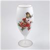 Image 2 : VTG NORLEANS 11.25” SATIN FROSTED BUTTERFLY VASE