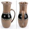 Image 4 : HAND CRAFTED POTTERY PITCHER & GOBLETS - MARKED