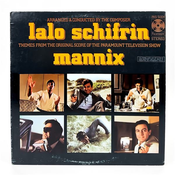 LALO SCHIFRIN - MANNIX TV SHOW - VINYL LP RECORD