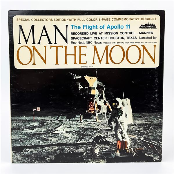 ROY NEAL MAN ON THE MOON FLIGHT OF APOLLO 11 LP