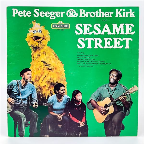 PETE SEEGER & BROTHER KIRK VISIT SESAME STREET - LP