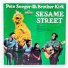 Image 1 : PETE SEEGER & BROTHER KIRK VISIT SESAME STREET - LP