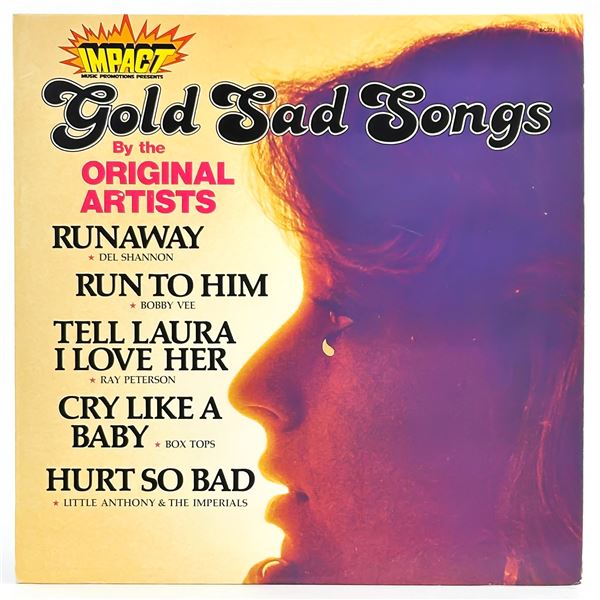 GOLD SAD SONGS - VARIOUS ORIGINAL ARTISTS - VINYL