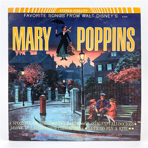 WALT DISNEY'S MARY POPPINS FAVORITE SONGS - VINYL