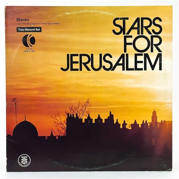 STARS FOR JERUSALEM - VARIOUS ARTISTS - 2X VINYL LP