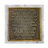 Image 2 : MARBLE BRASS PLAQUE PASTOR’S STUDY PAPERWEIGHT