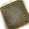 Image 3 : MARBLE BRASS PLAQUE PASTOR’S STUDY PAPERWEIGHT