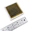 Image 4 : MARBLE BRASS PLAQUE PASTOR’S STUDY PAPERWEIGHT