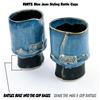 Image 1 : FIGURAL BLUE JEAN COFFEE MUG SCULPTURES - KURTZ