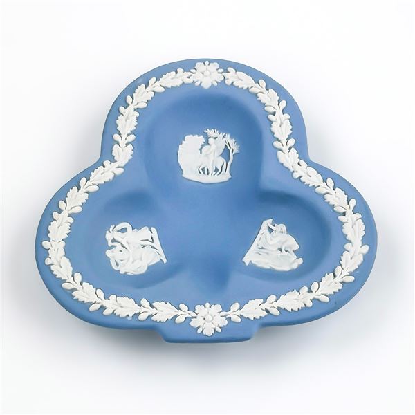 VTG WEDGWOOD JASPERWARE TRINKET DISH ASHTRAY