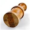 Image 14 : HAND CRAFTED WOOD ACORN CANDLESTICK SCULPTURE
