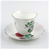 Image 4 : VTG ELIZABETHAN TEA CUP & SAUCER SET - RED ROSES