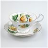 Image 1 : QUEEN ANNE TEA CUP & SAUCER SET - YELLOW ROSES