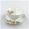 Image 4 : QUEEN ANNE TEA CUP & SAUCER SET - YELLOW ROSES