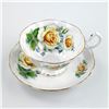 Image 5 : QUEEN ANNE TEA CUP & SAUCER SET - YELLOW ROSES