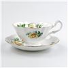 Image 6 : QUEEN ANNE TEA CUP & SAUCER SET - YELLOW ROSES