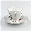 Image 3 : VTG DELPHINE TEA CUP & SAUCER SET - RED ROSES