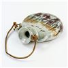Image 3 : HAND MADE GLAZED  STONEWARE POTTERY WALL FLASK