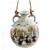 Image 6 : HAND MADE GLAZED  STONEWARE POTTERY WALL FLASK