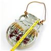 Image 9 : HAND MADE GLAZED  STONEWARE POTTERY WALL FLASK