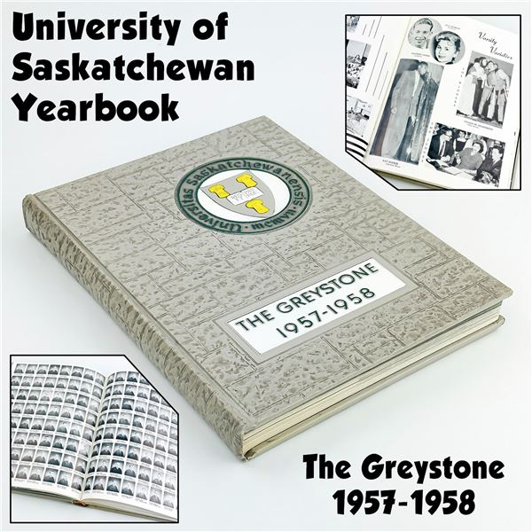 VTG SASKATCHEWAN UNIVERSITY 1957-1958 YEARBOOK