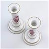 Image 3 : PAIR OF HOCHST PORCELAIN CANDLESTICKS - GERMANY