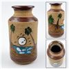 Image 1 : VINTAGE TONALA MEXICAN FOLK ART POTTERY VASE