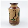 Image 3 : VINTAGE TONALA MEXICAN FOLK ART POTTERY VASE