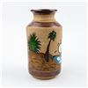 Image 4 : VINTAGE TONALA MEXICAN FOLK ART POTTERY VASE