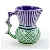 Image 1 : VINTAGE SCOTTISH THISTLE SHAPE CREAMER SCULPTURE