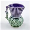 Image 2 : VINTAGE SCOTTISH THISTLE SHAPE CREAMER SCULPTURE
