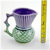 Image 9 : VINTAGE SCOTTISH THISTLE SHAPE CREAMER SCULPTURE