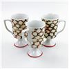 Image 1 : VTG MCM PORCELAIN PEDESTAL COFFEE MUGS CUPS