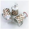 Image 2 : VTG MCM PORCELAIN PEDESTAL COFFEE MUGS CUPS