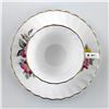 Image 6 : VTG QUEEN ANNE TEA CUP & SAUCER SET - FLOWERS