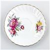 Image 7 : VTG QUEEN ANNE TEA CUP & SAUCER SET - FLOWERS