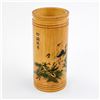 Image 1 : VINTAGE BAMBOO BRUSH POT - VASE OR PENCIL HOLDER