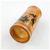 Image 3 : VINTAGE BAMBOO BRUSH POT - VASE OR PENCIL HOLDER